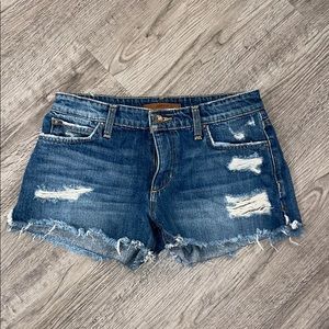 JOES JEANS DISTRESSED SHORTS